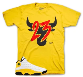 Retro 13 Del Sol Shirt - Toro - Yellow