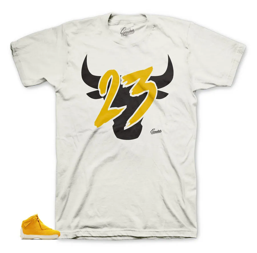 Retro 18 Yellow Suede Shirt - Toro - Sail