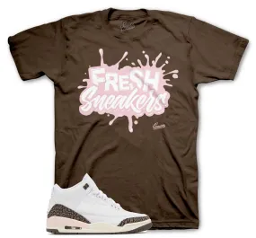 Retro 3 Neapolitan Shirt - Fresh Sneakers - Brown