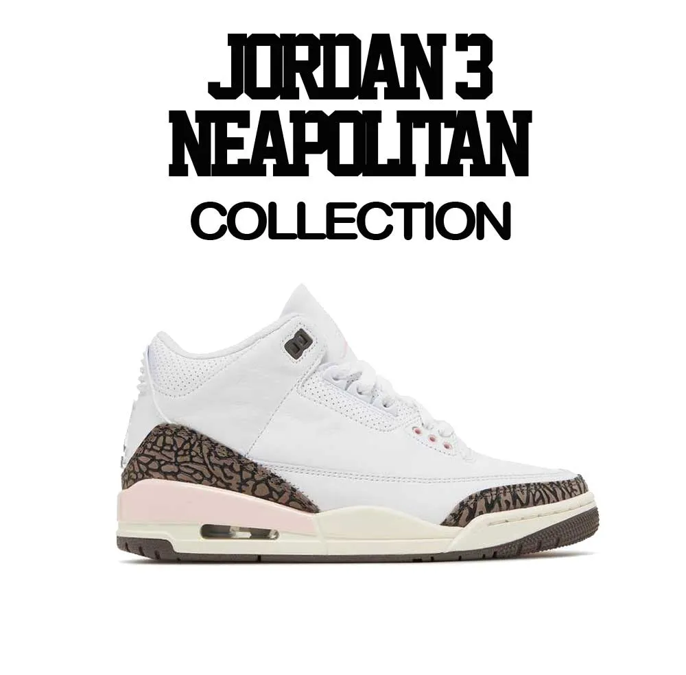 Retro 3 Neapolitan Shirt - Fresh Sneakers - Brown