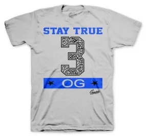 Retro 3 Racer Blue Stay True Shirt