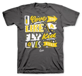 Retro 4 Lightning Shirt - Love Kicks - Grey