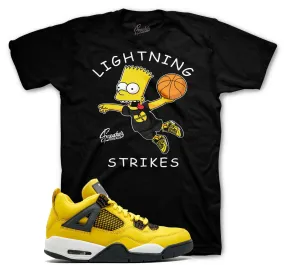 Retro 4 Lightning Strikes Shirt