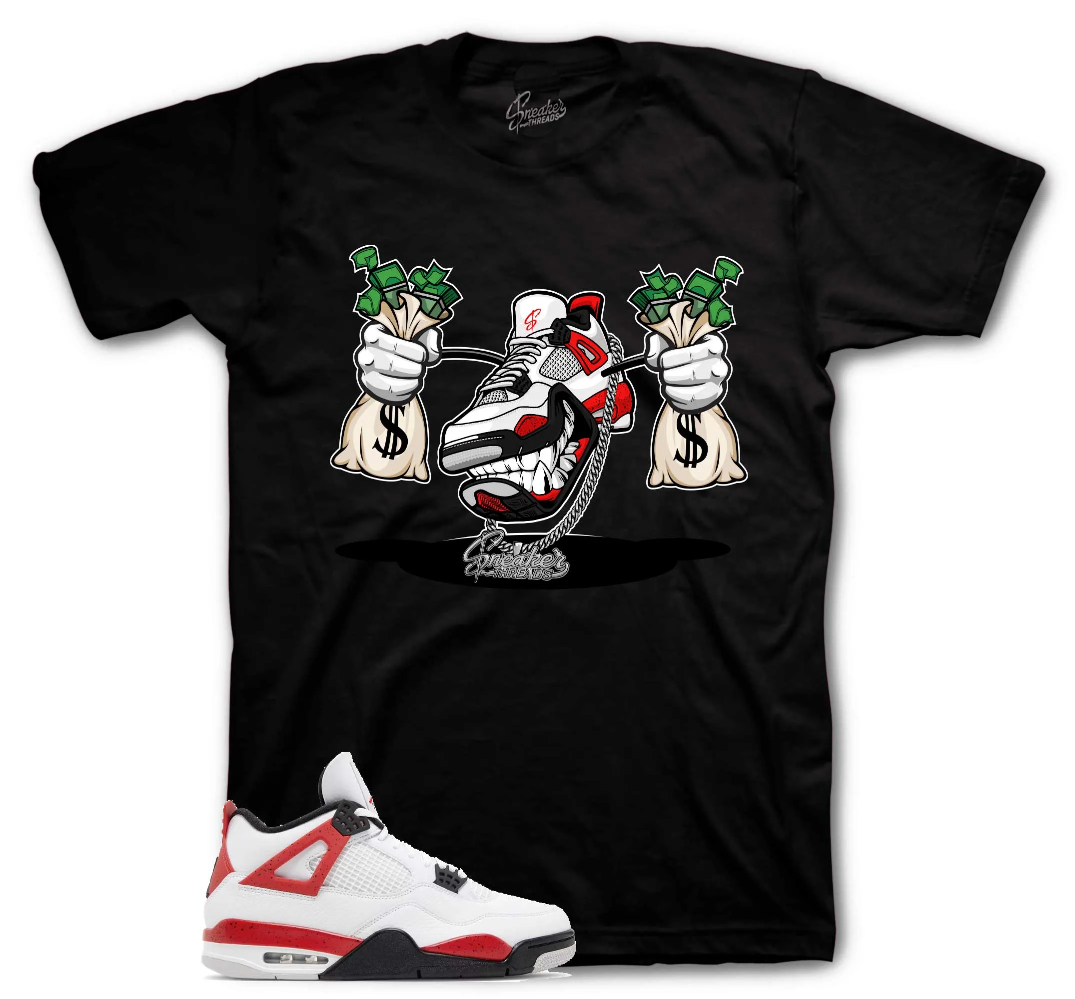 Retro 4 Red Cement Fly Kicks Shirt