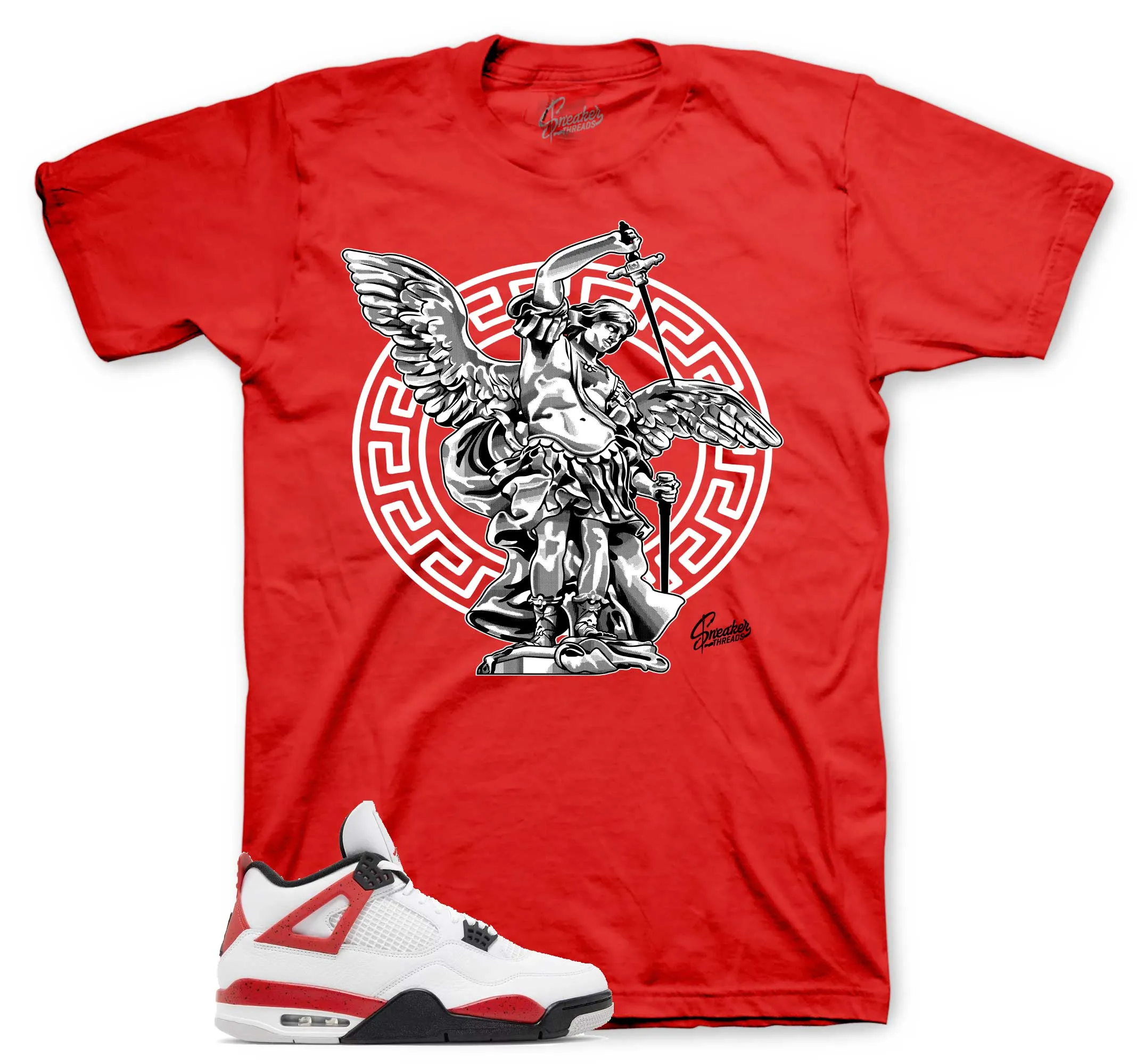 Retro 4 Red Cement St. Micheal Shirt