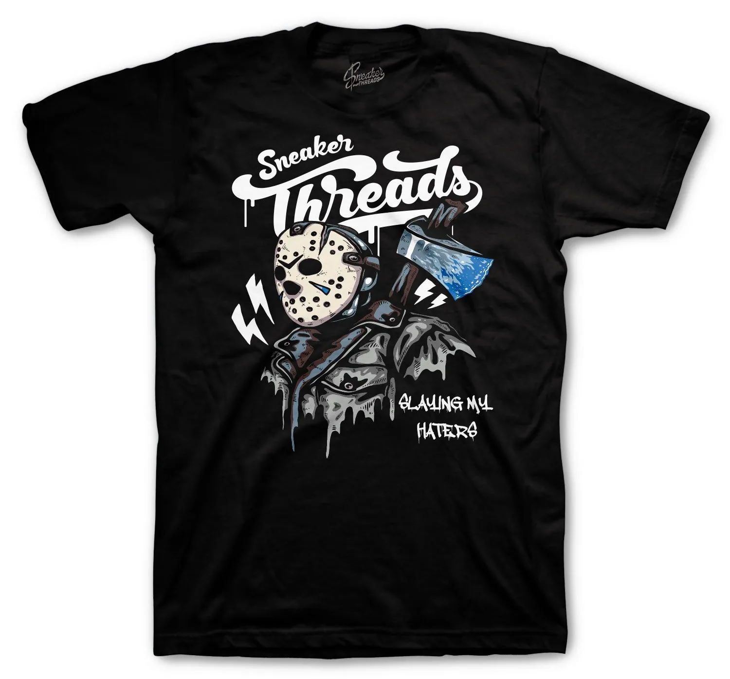 Retro 5 Bluebird Shirt - Slaying - Black