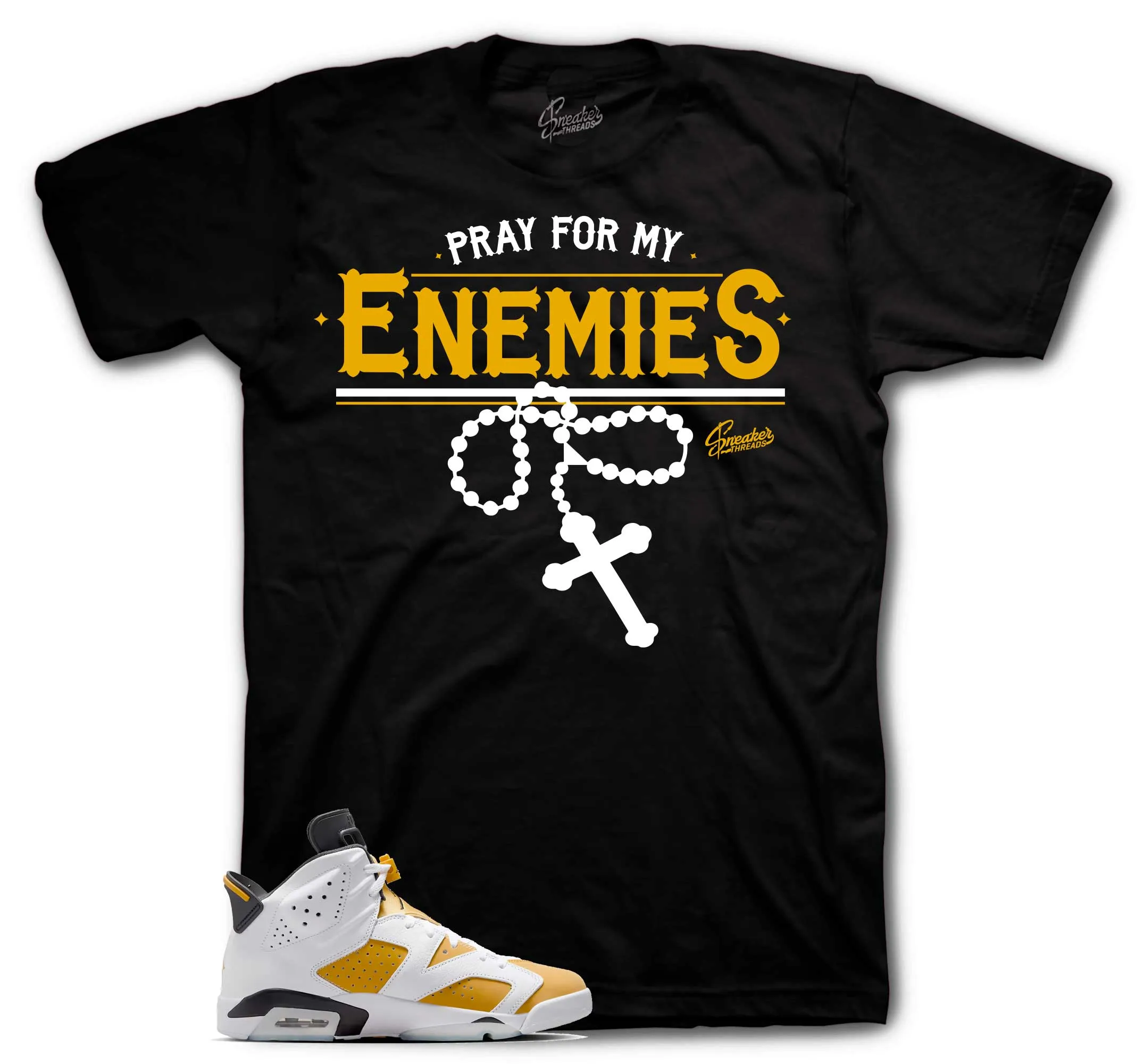 Retro 6 Yellow Ochre Enemies Shirt