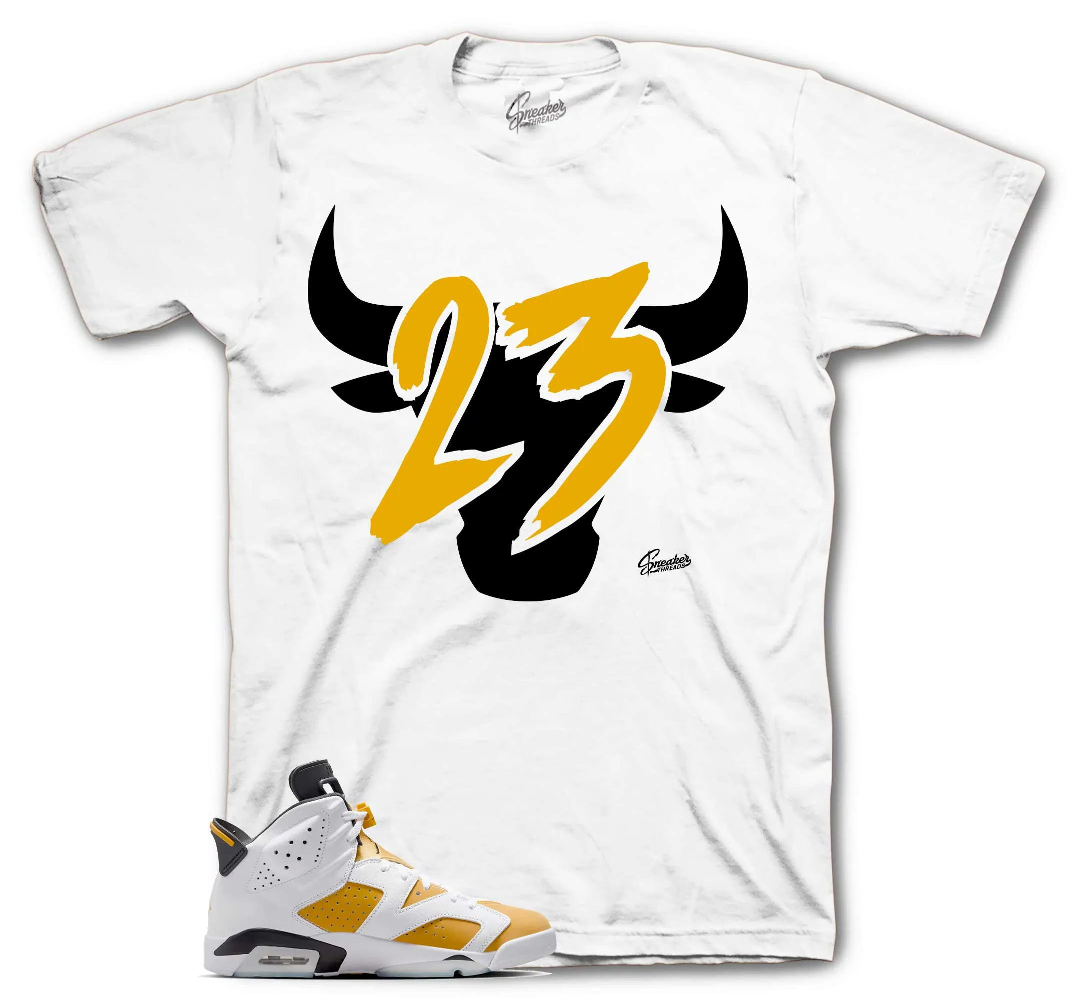 Retro 6 Yellow Ochre Toro Shirt