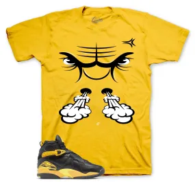 Retro 8 Taxi Ragng Face Shirt