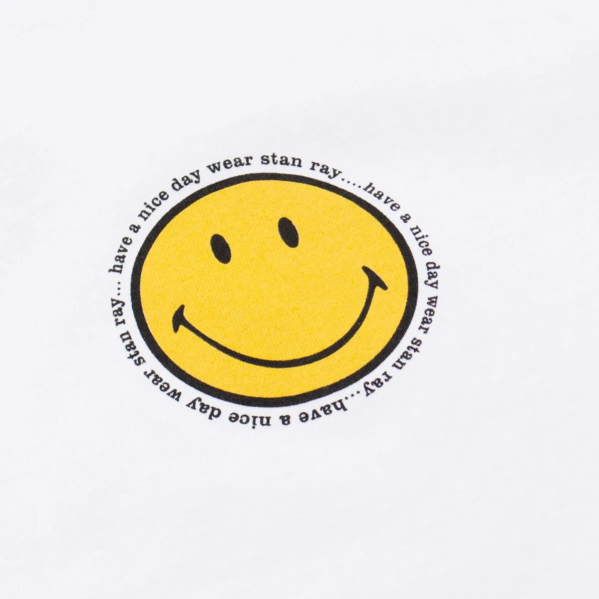 Stan Ray - Smiley T-shirt - Left White