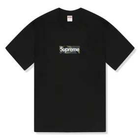 Supreme Camo Box Logo Black T Shirt (FW23)