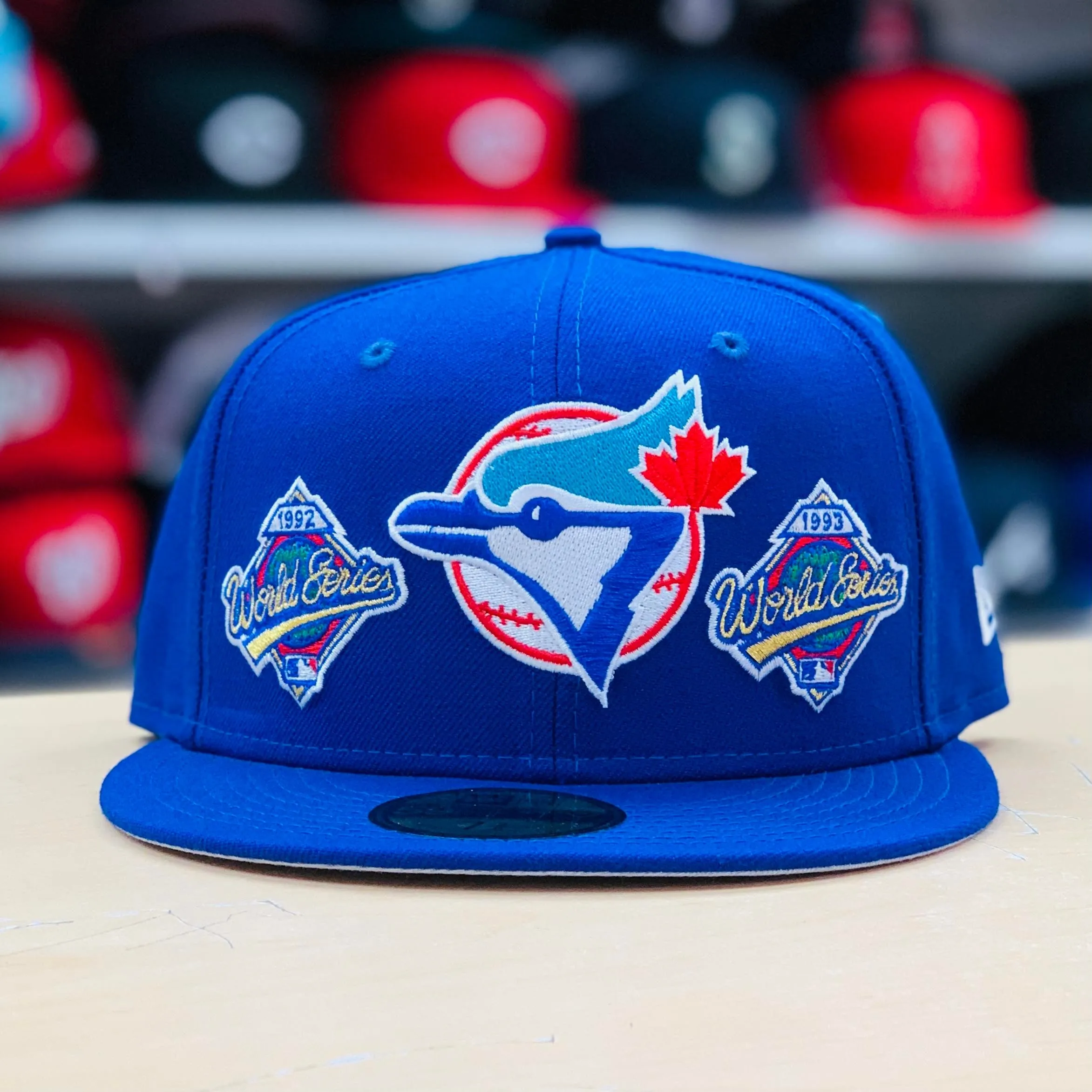 Toronto Blue Jays 2x World Series Champions New Era 59 Fifty Hat