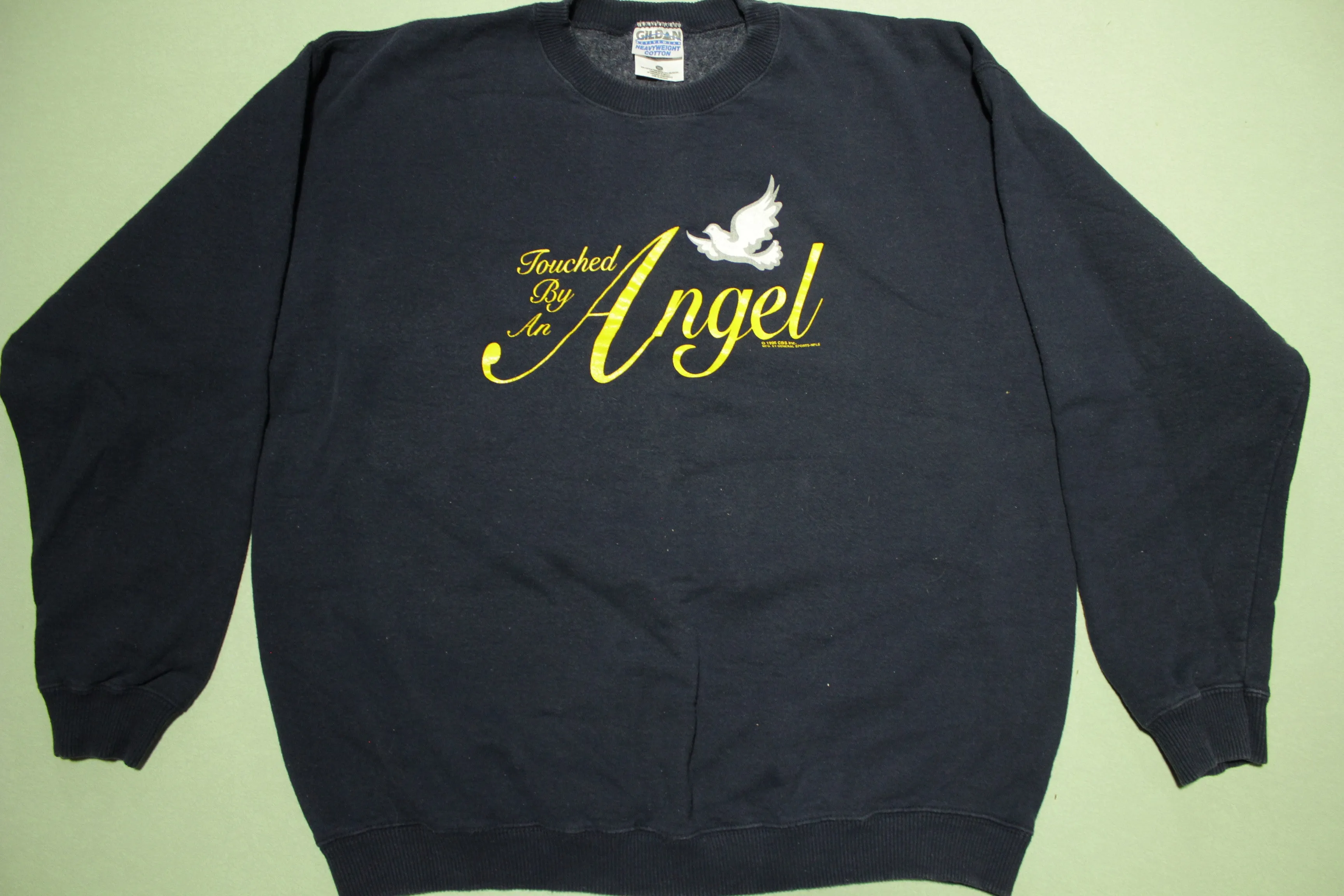 Touched By An Angel Vintage 1995 Licenesed CBS Promo Crewneck 90's Sweatshirt