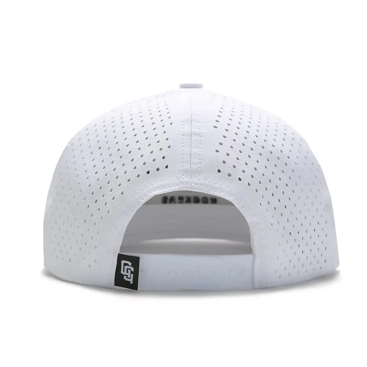 TOUR PRO Golf Fans Hat in White with Flat Brim