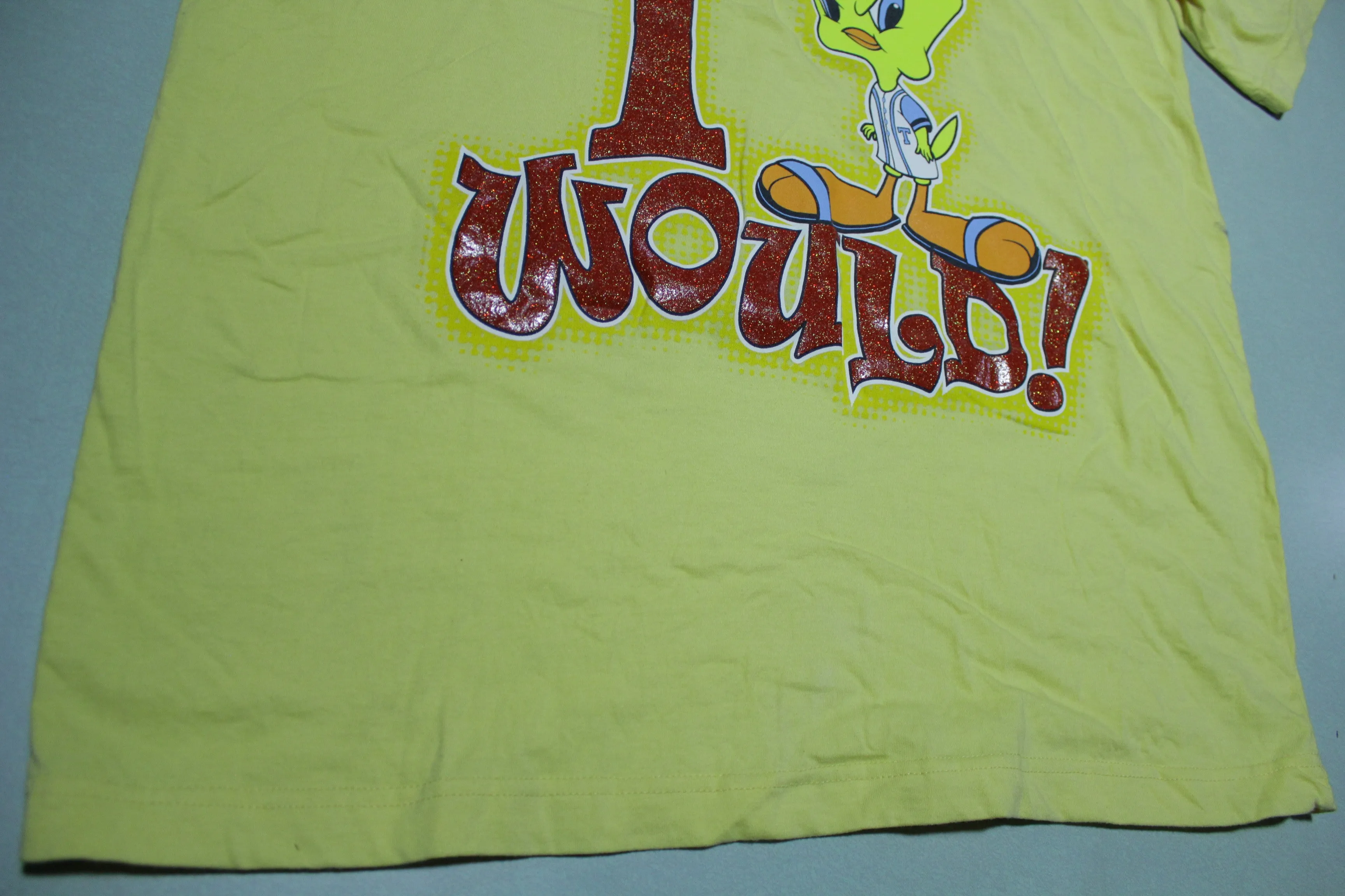 Tweety Bird Feel Like Smiling Vintage 2002 Looney Tunes WB Cartoon T-Shirt