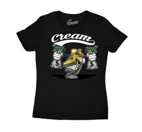 Womens Lightning 4 Shirt - Cream - Black