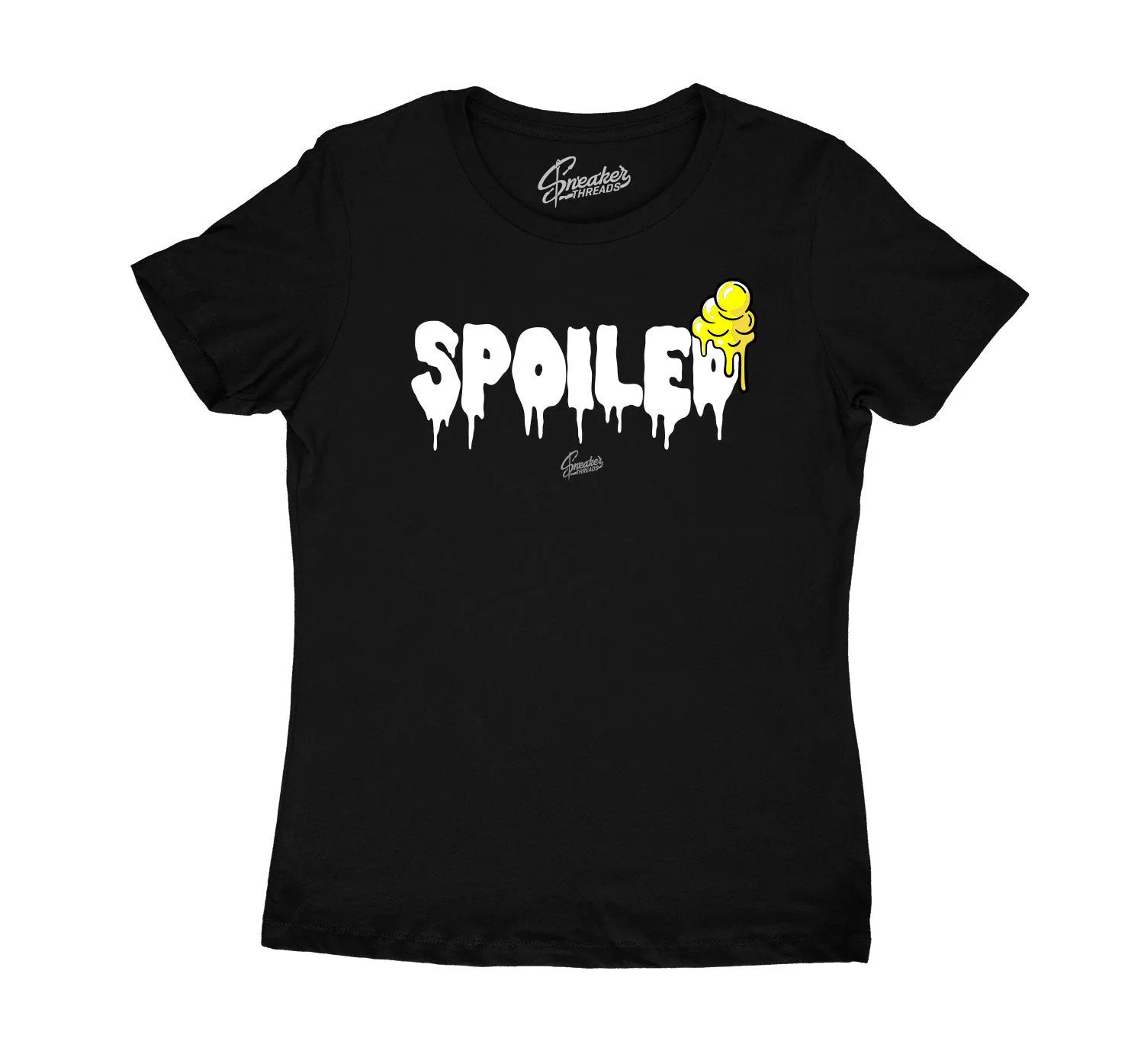 Womens Lightning 4 Shirt - Spoiled - Black