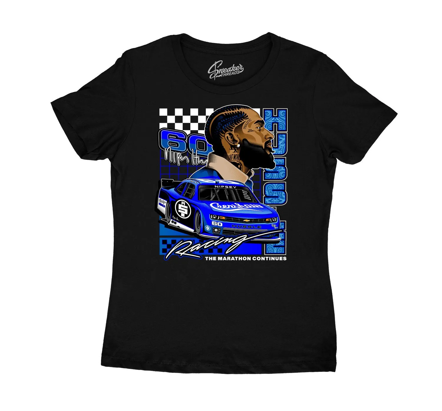 Womens - Racer Blue 5 Crenshaw Racing Sneaker tees