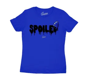 Womens Racer Blue 5 Shirt -Spoiled - Blue