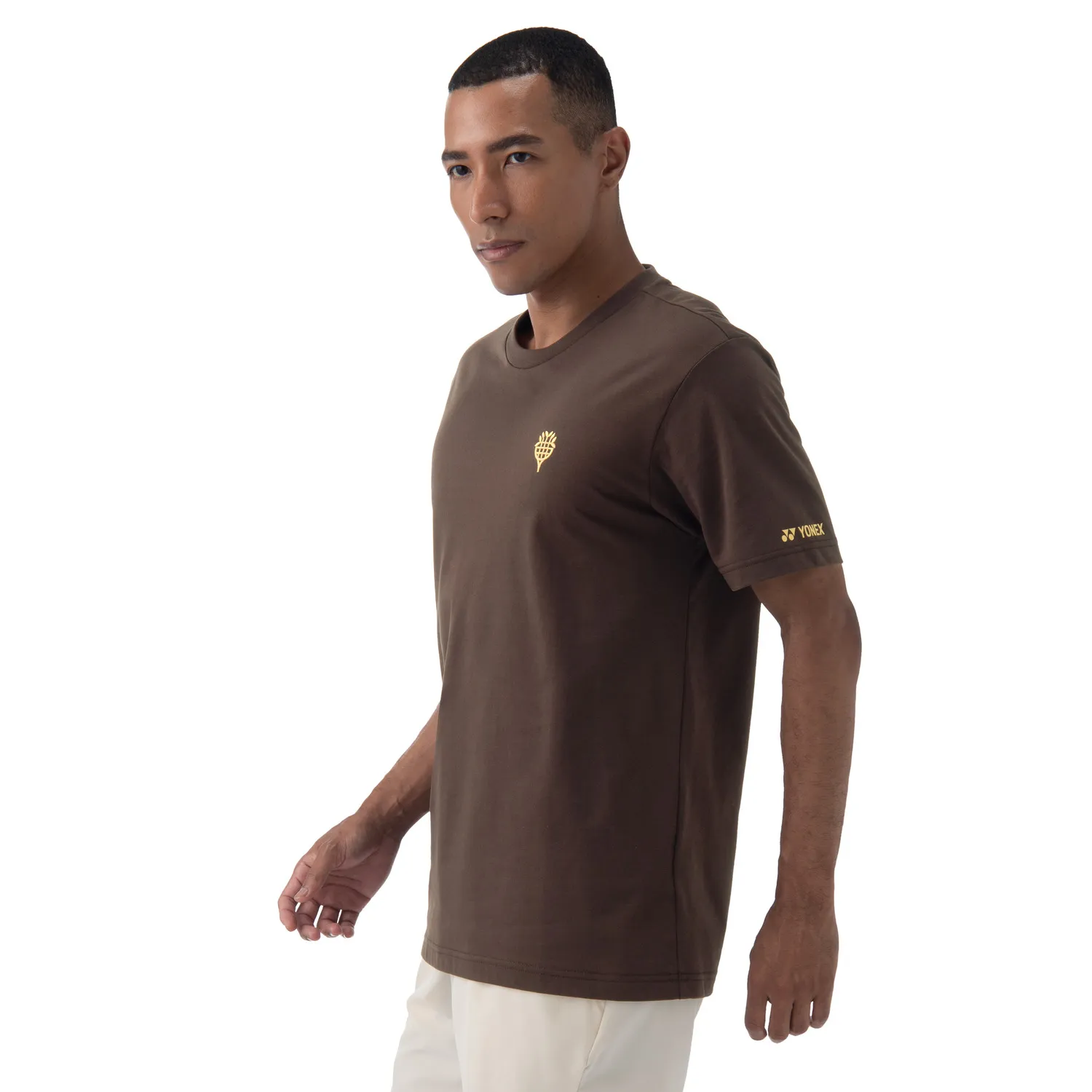 Yonex Nature Series Fashion Shirt 16702NEX Earth Brown MEN'S